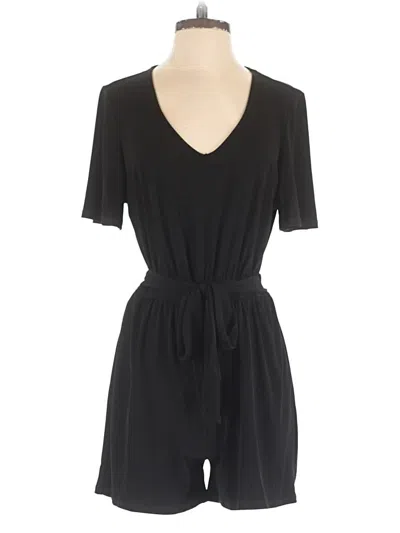 Pre-owned Venus Romper In Black