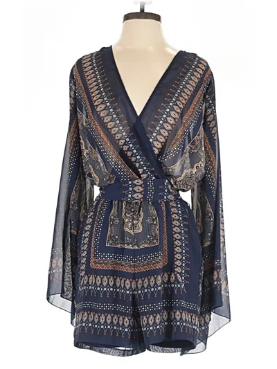 Pre-owned Venus Romper In Blue