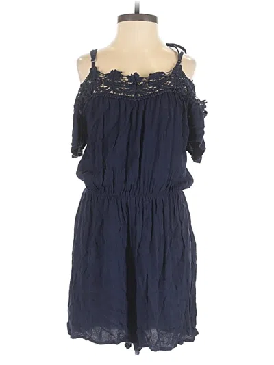 Pre-owned Venus Romper In Blue