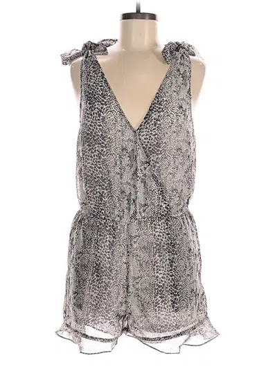 Pre-owned Venus Romper In Gray