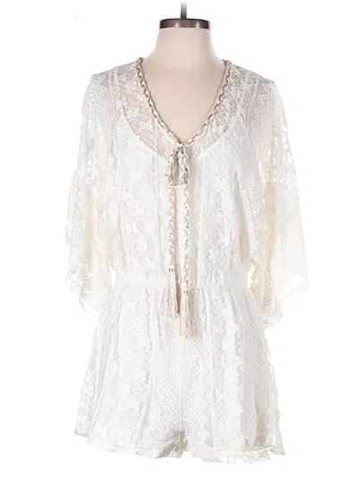 Pre-owned Venus Romper In Ivory