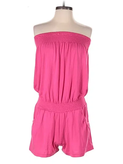Pre-owned Venus Romper In Pink