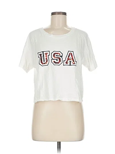 Pre-owned Venus Short Sleeve T-shirt In White