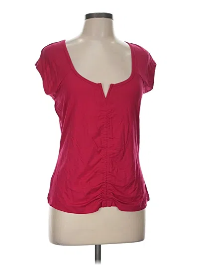 Pre-owned Venus Short Sleeve Top Red Sweetheart Neckline Tops