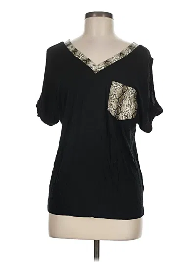 Pre-owned Venus Short Sleeve T-shirt In Black