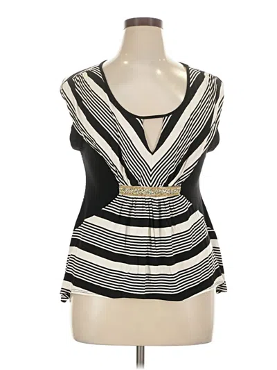 Pre-owned Venus Sleeveless Blouse In Black