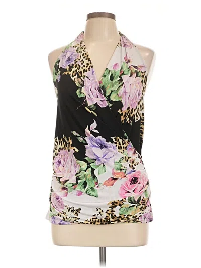 Pre-owned Venus Sleeveless Blouse In Black