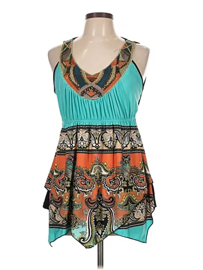 Pre-owned Venus Sleeveless Blouse In Blue