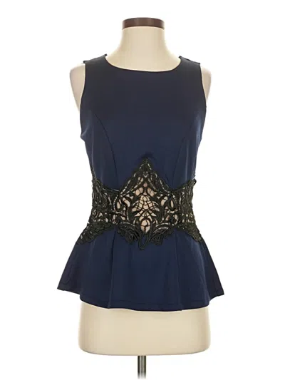 Pre-owned Venus Sleeveless Blouse In Blue