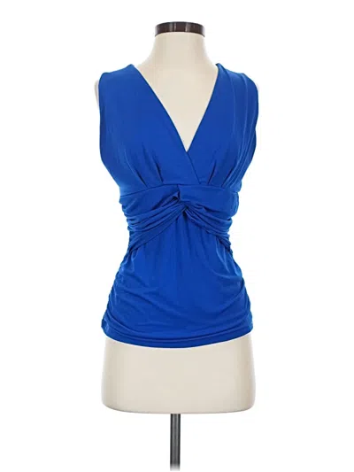 Pre-owned Venus Sleeveless Blouse In Blue