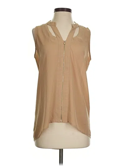 Pre-owned Venus Sleeveless Blouse In Brown