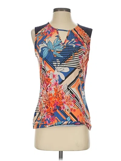 Pre-owned Venus Sleeveless Blouse In Orange