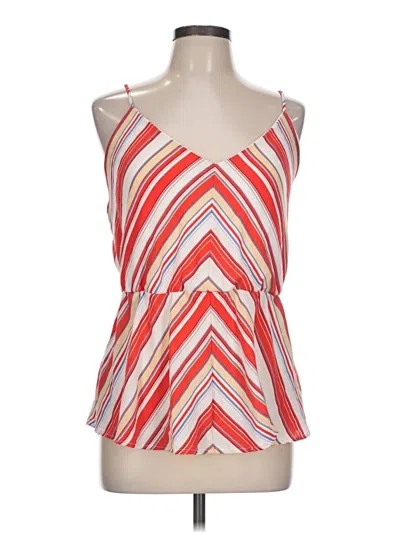 Pre-owned Venus Sleeveless Blouse In Red