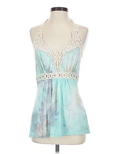 Pre-owned Venus Sleeveless Blouse In Teal