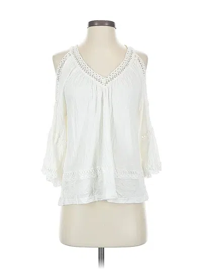 Pre-owned Venus Sleeveless Blouse In White