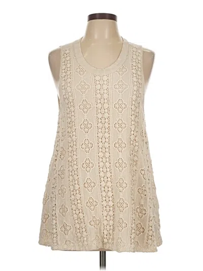 Pre-owned Venus Sleeveless Blouse In White