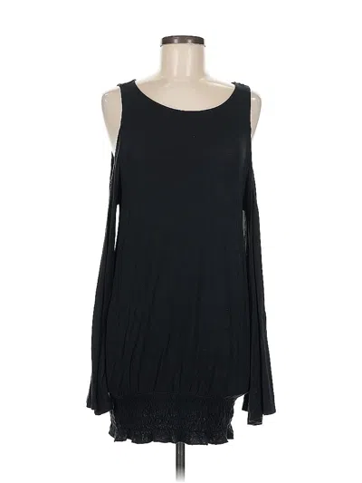 Pre-owned Venus Sleeveless Top Black Cold Shoulder Neckline Tops