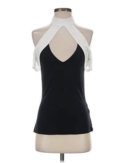 Pre-owned Venus Sleeveless Top Black Halter Neckline Tops