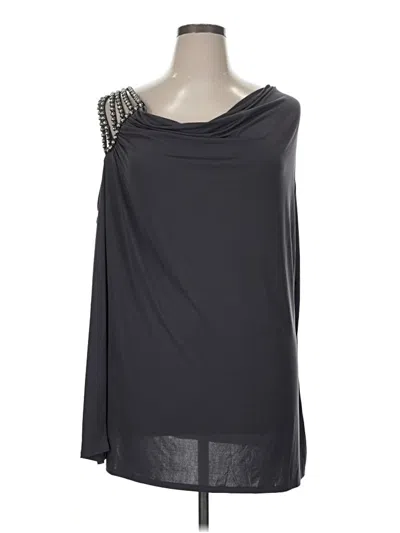 Pre-owned Venus Sleeveless Top Black One Shoulder Neckline Tops