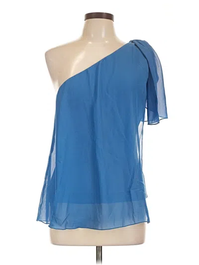 Pre-owned Venus Sleeveless Top Blue One Shoulder Neckline Tops