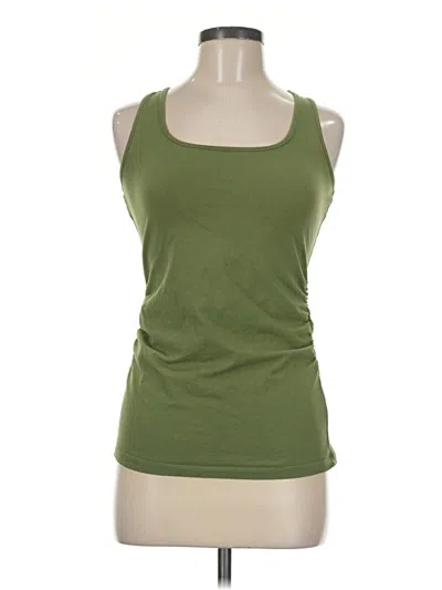 Pre-owned Venus Sleeveless Top Green Scoop Neck Tops