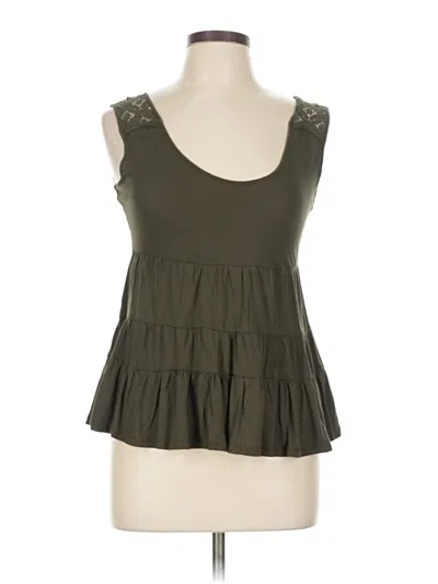 Pre-owned Venus Sleeveless Top Green Sweetheart Neckline Tops
