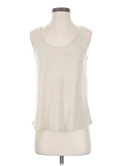 Pre-owned Venus Sleeveless Top Ivory Scoop Neck Tops