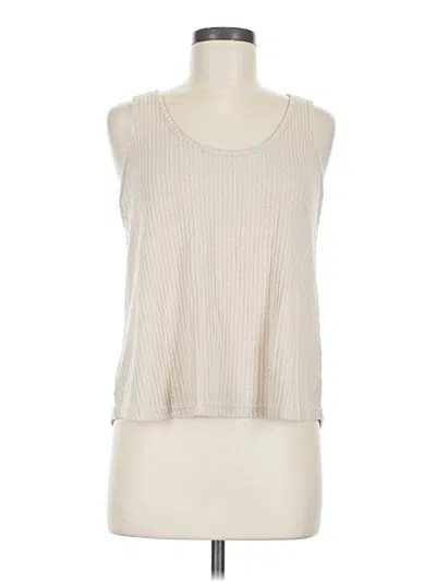 Pre-owned Venus Sleeveless Top Ivory Scoop Neck Tops