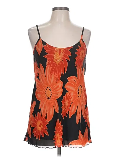 Pre-owned Venus Sleeveless Top Orange Halter Neckline Tops