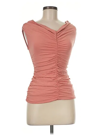 Pre-owned Venus Sleeveless Top Orange Sweetheart Neckline Tops