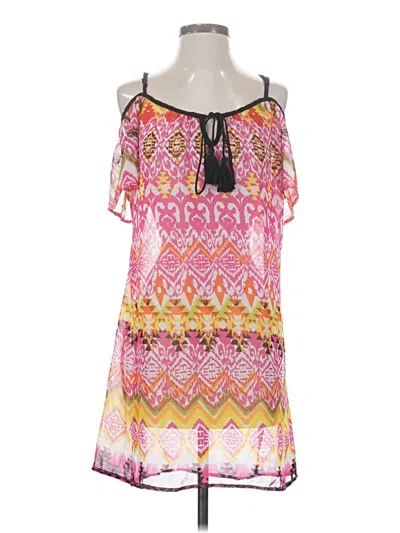 Pre-owned Venus Sleeveless Top Pink Cold Shoulder Neckline Tops