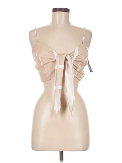 Venus Sleeveless Top Tan Halter Neckline Tops