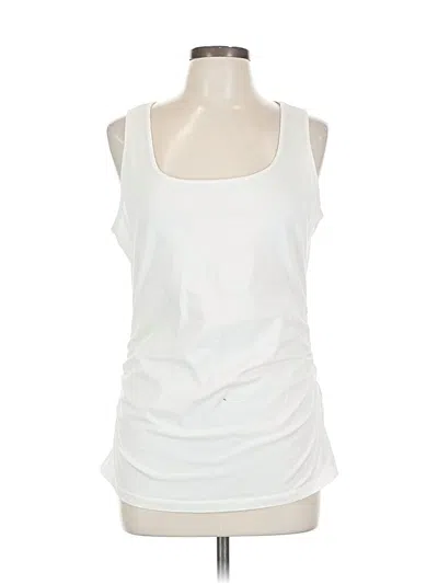 Pre-owned Venus Sleeveless Top White Scoop Neck Tops