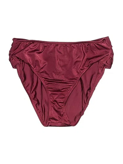 Pre-owned Venus Swimsuit Bottoms In Burgundy