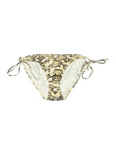 Pre-owned Venus Swimsuit Bottoms In Gold
