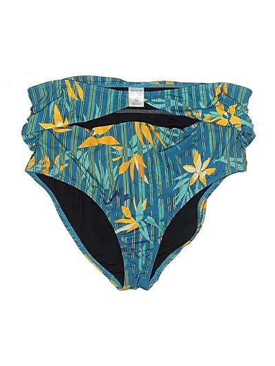 Pre-owned Venus Swimsuit Bottoms In Teal
