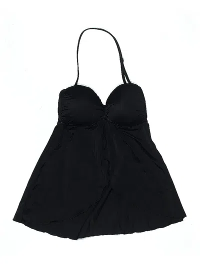 Pre-owned Venus Swimsuit Top Black Solid Pattern Swimwear