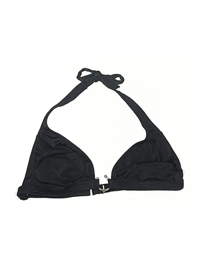 Pre-owned Venus Swimsuit Top Black Solid Pattern Swimwear