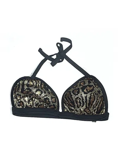 Pre-owned Venus Swimsuit Top Black Swimwear