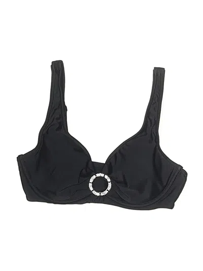 Pre-owned Venus Swimsuit Top Black Swimwear
