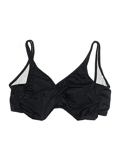 Pre-owned Venus Swimsuit Top Black Swimwear