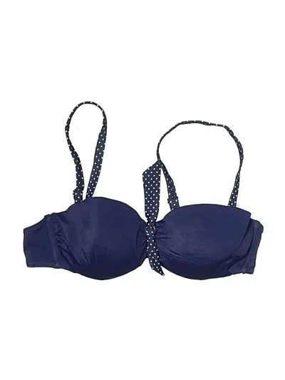 Pre-owned Venus Swimsuit Top Blue Swimwear