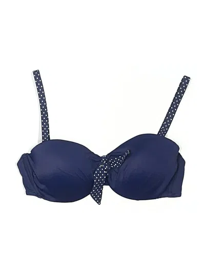 Pre-owned Venus Swimsuit Top Blue Swimwear