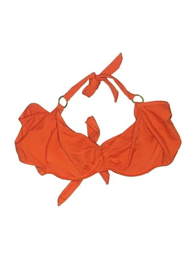 Pre-owned Venus Swimsuit Top Orange Swimwear