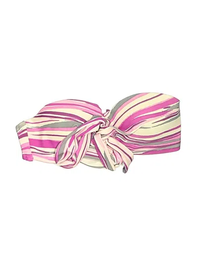 Pre-owned Venus Swimsuit Top Pink Swimwear