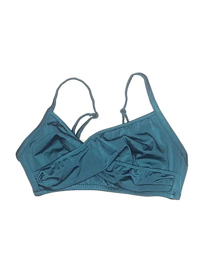 Pre-owned Venus Swimsuit Top Teal Swimwear