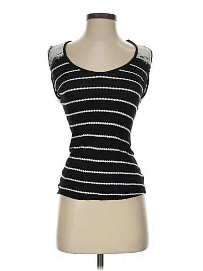 Pre-owned Venus Tank Top Black Sweetheart Neckline Tops