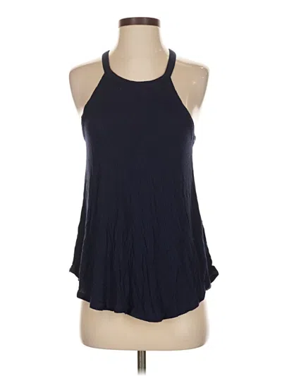 Pre-owned Venus Tank Top Blue Halter Neckline Tops