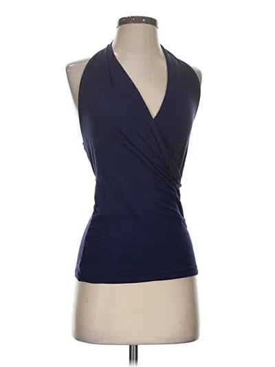 Pre-owned Venus Tank Top Blue Halter Neckline Tops