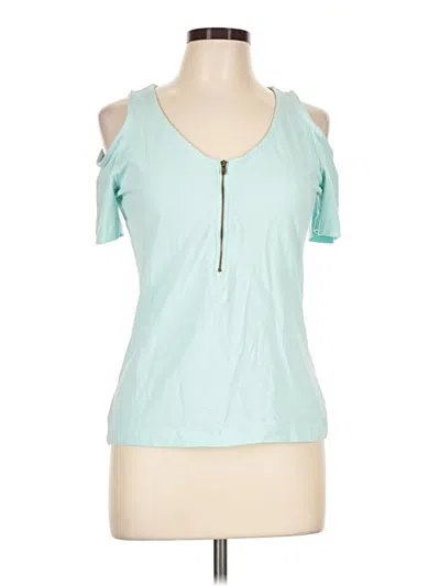 Pre-owned Venus Tank Top Green Cold Shoulder Neckline Tops